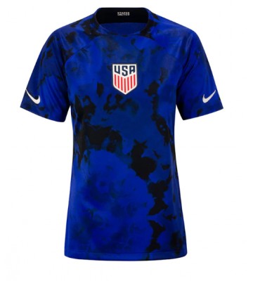 United States Replica Away Stadium Shirt for Women World Cup 2022 Short Sleeve